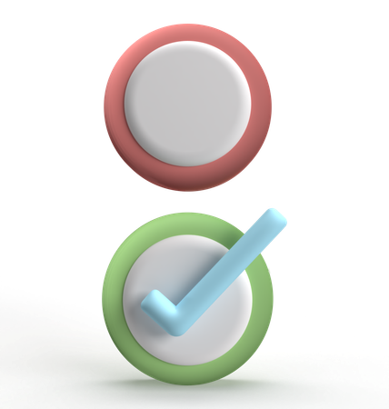 Checkbox  3D Icon