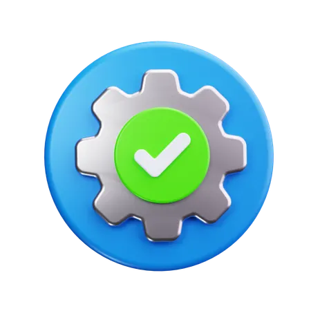 Checked Badge  3D Icon
