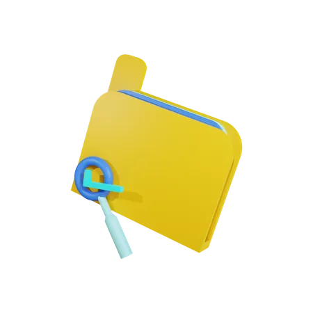 Checked Folder  3D Icon