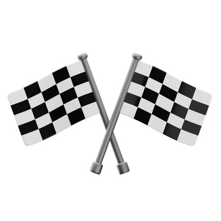 Checkered Flag  3D Icon