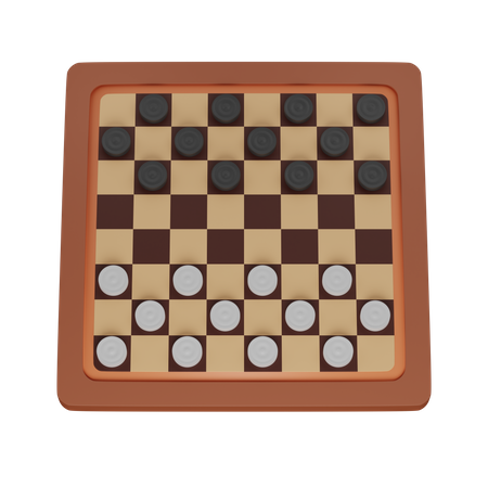 Checkers  3D Icon