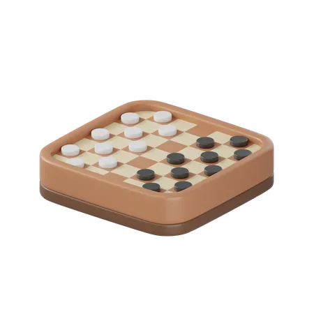 Checkers  3D Icon