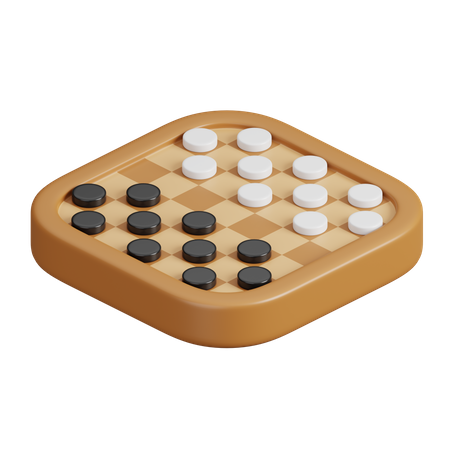 Checkers  3D Icon