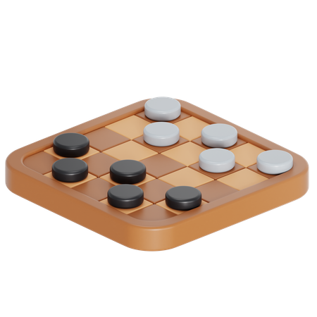 Checkers  3D Icon