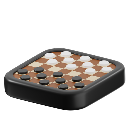 Checkers  3D Icon