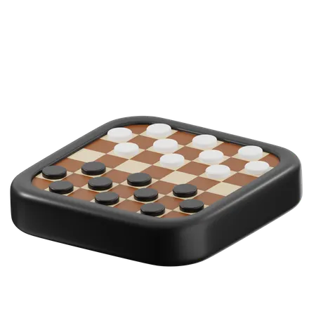 Checkers  3D Icon