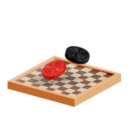 Checkers  3D Icon