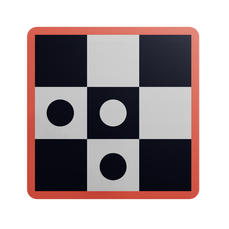 Checkers  3D Icon