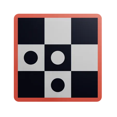 Checkers  3D Icon