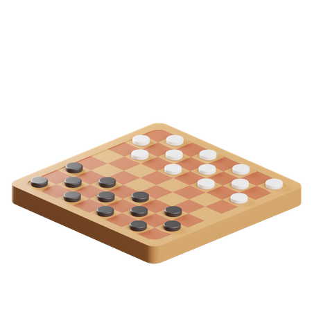 Checkers 3D Icon