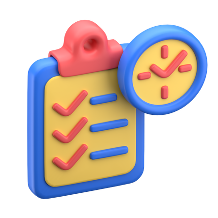 Checklist  3D Icon
