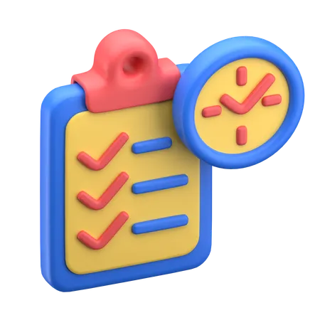 Checklist  3D Icon