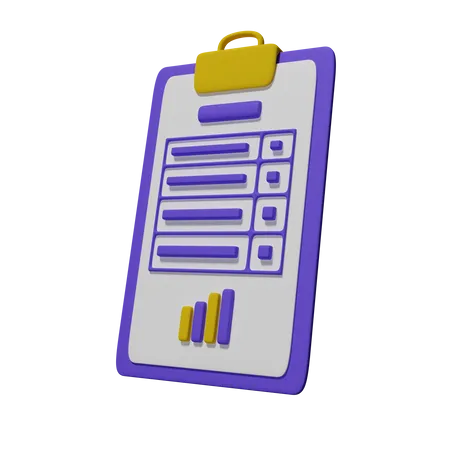 Checklist  3D Icon