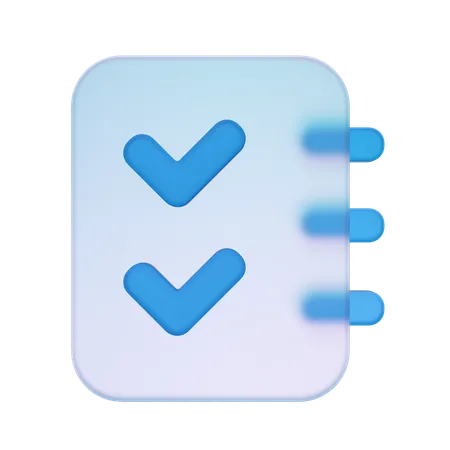 Checklist  3D Icon