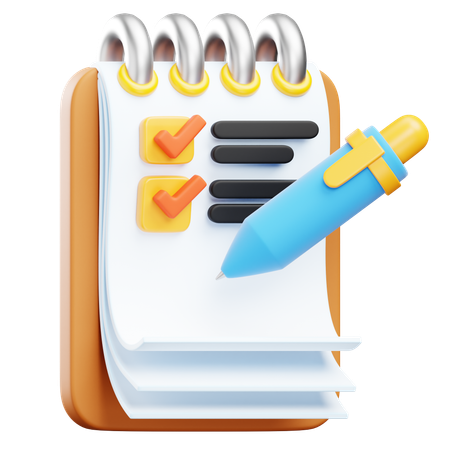 Checklist  3D Icon