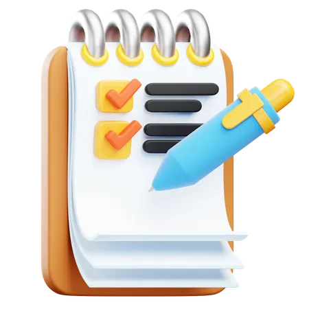 Checklist  3D Icon