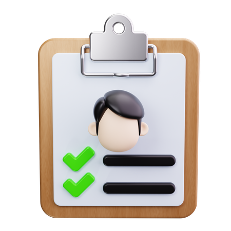 Checklist  3D Icon