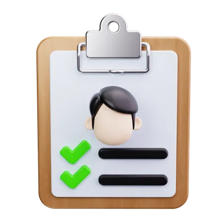 Checklist  3D Icon