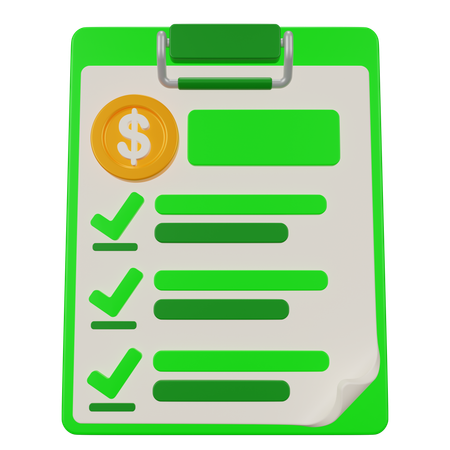 Checklist  3D Icon