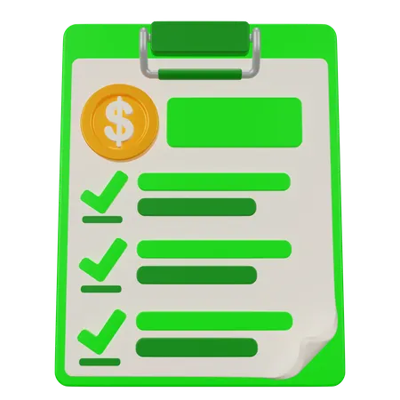Checklist  3D Icon