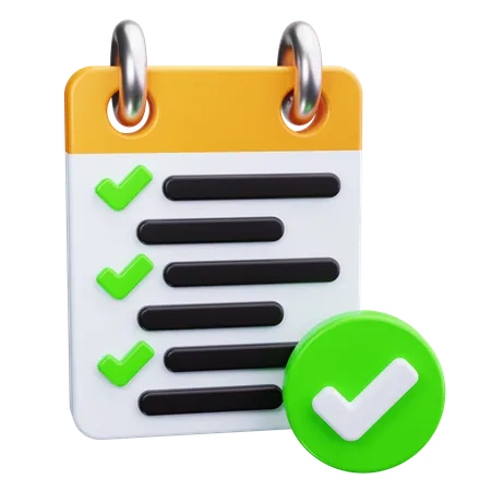 Checklist  3D Icon