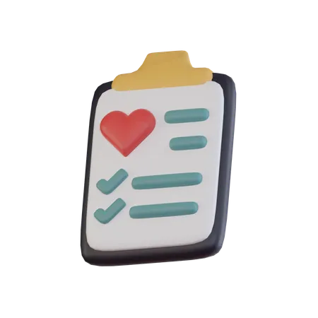 Checklist  3D Icon