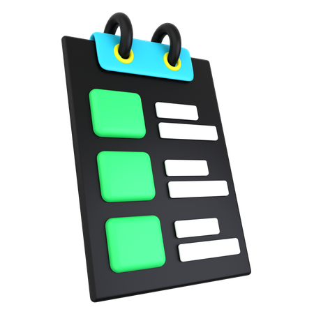 Checklist  3D Icon