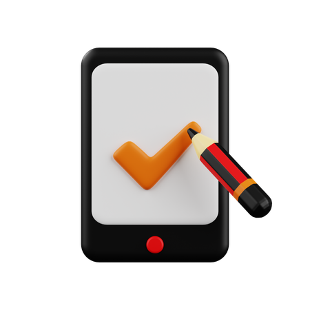 Checklist  3D Icon