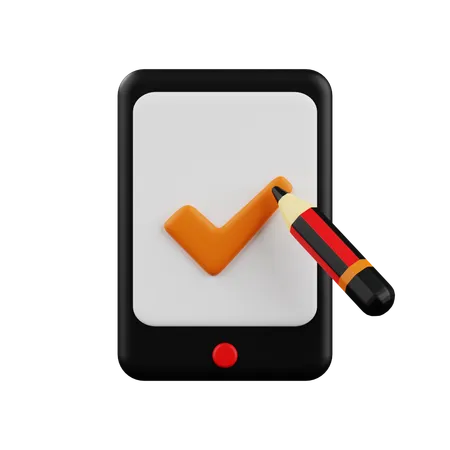 Checklist  3D Icon