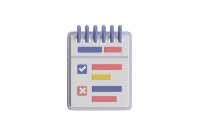 Checklist  3D Icon