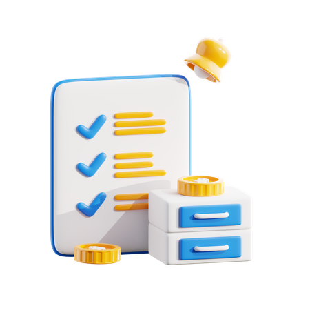 Checklist  3D Icon