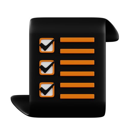 Checklist  3D Icon