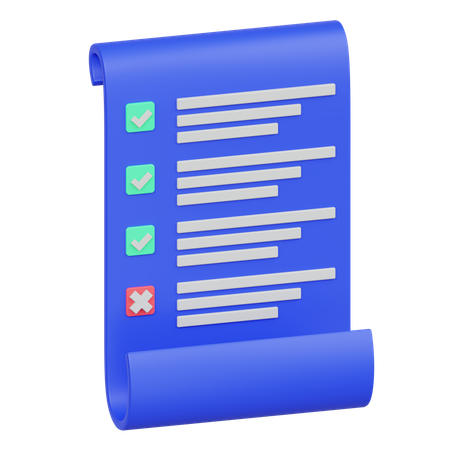 Checklist  3D Icon