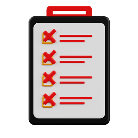 Checklist  3D Icon