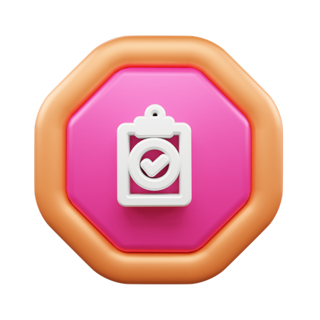 Checklist  3D Icon