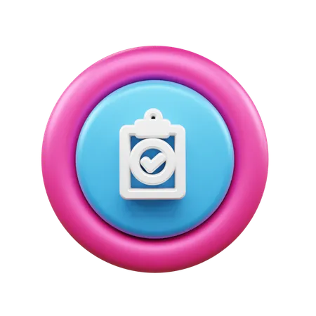 Checklist  3D Icon