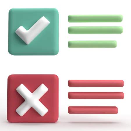 Checklist  3D Icon