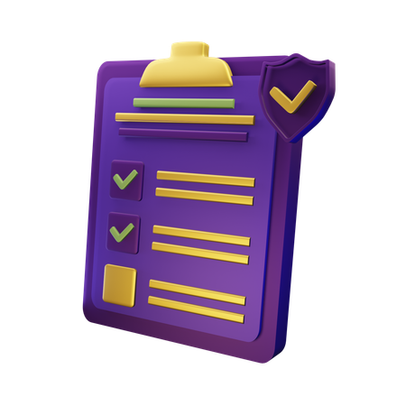 Checklist  3D Icon