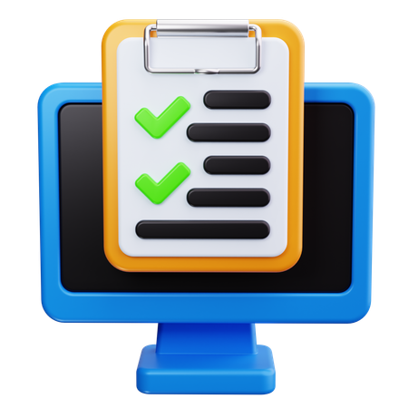 Checklist  3D Icon