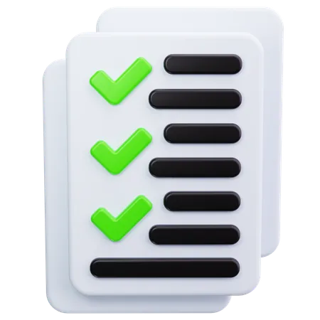 Checklist  3D Icon