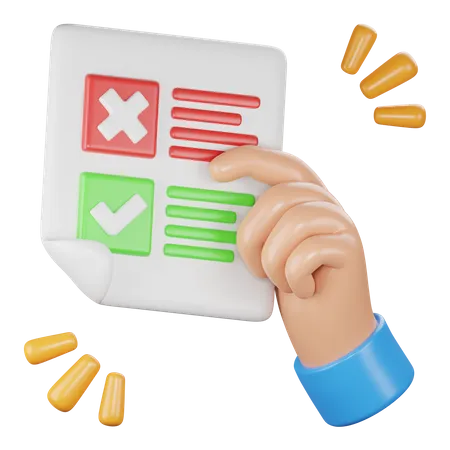 Checklist  3D Icon