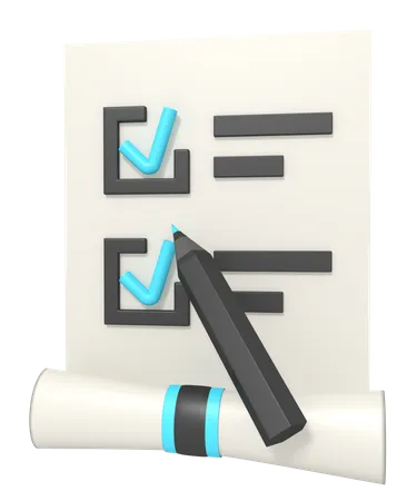 Checklist  3D Icon