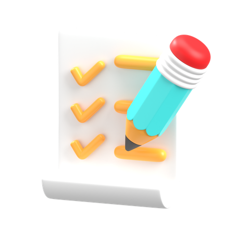 Checklist  3D Icon