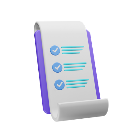 Checklist  3D Icon