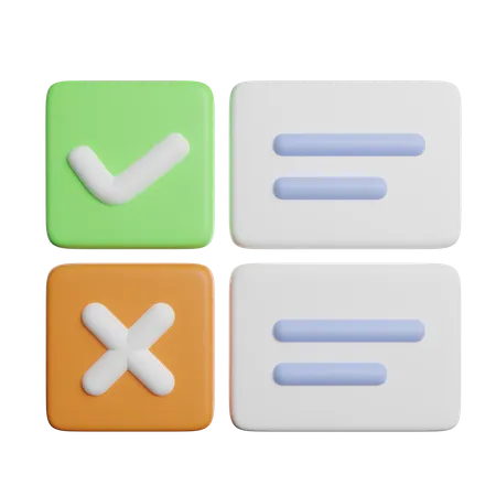 Checklist  3D Icon