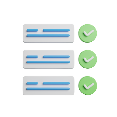 Checklist  3D Icon
