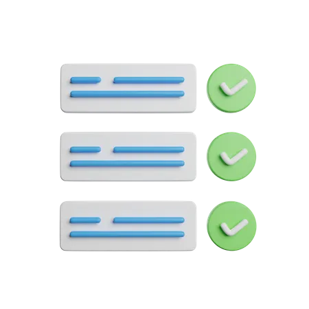 Checklist  3D Icon
