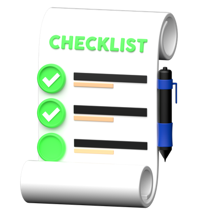 Checklist  3D Icon