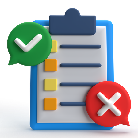 Checklist  3D Icon