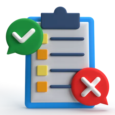 Checklist  3D Icon